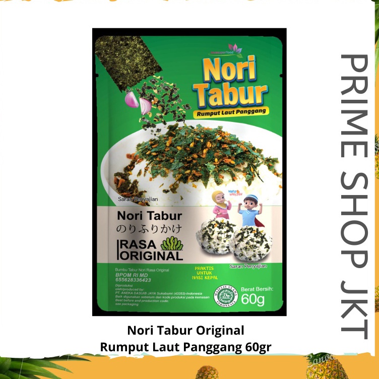 

Terlaris Nori Tabur Rasa Original Spicy 60gr Halal Rumput Laut Panggang Korea