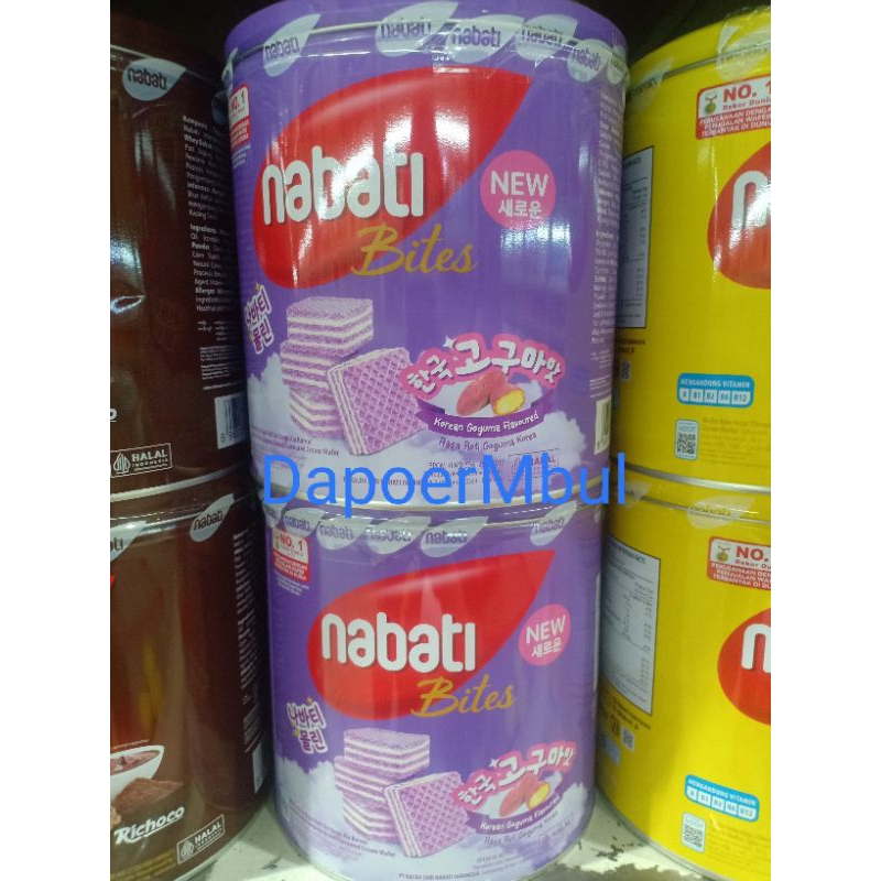 

Nabati Kaleng Rasa Baru 287gr Nabati Kaleng Rasa Roti Goguma Korea Terbaru