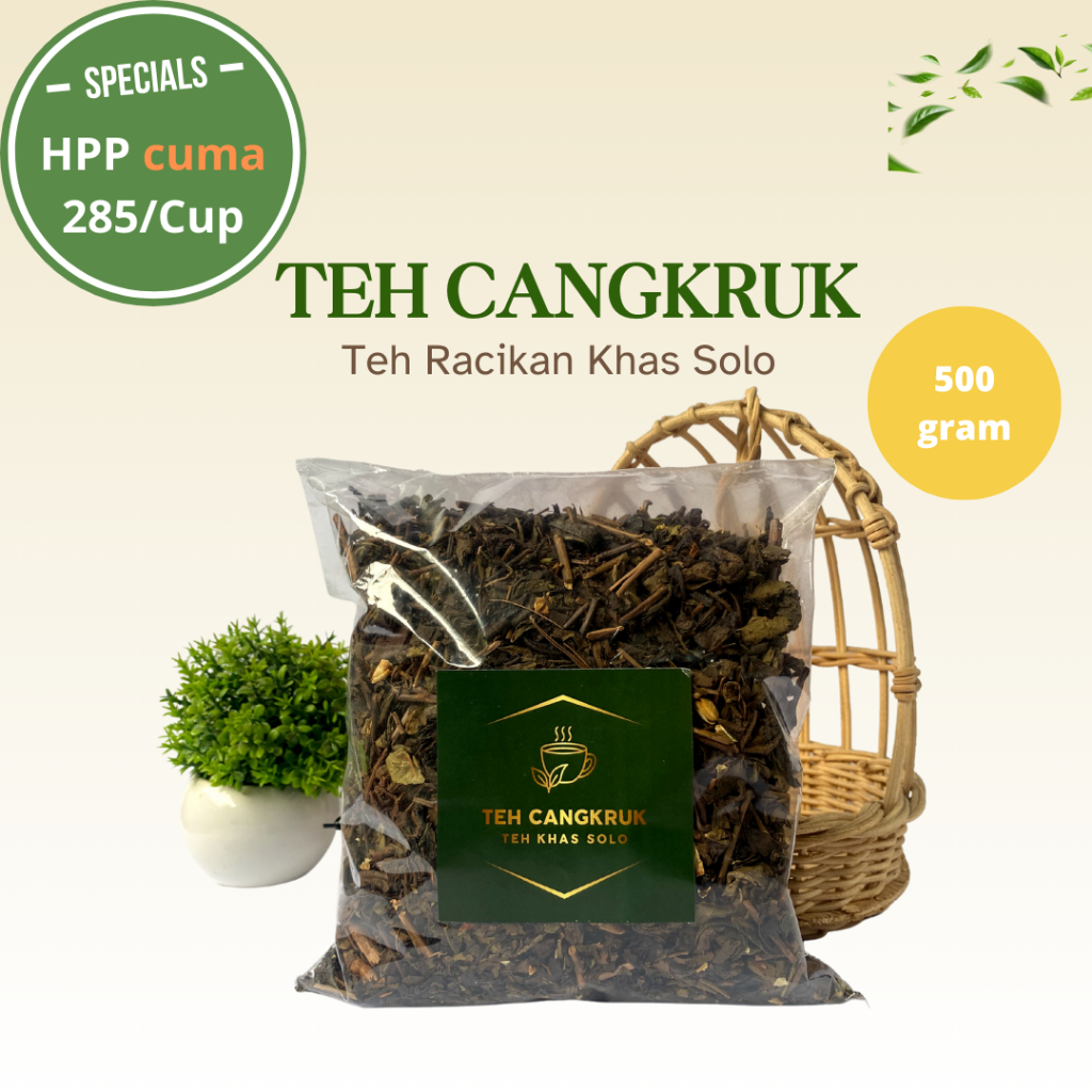 

Teh Cangkruk 500 gram | Teh Solo Paket Jualan | Teh Racikan Khas Solo