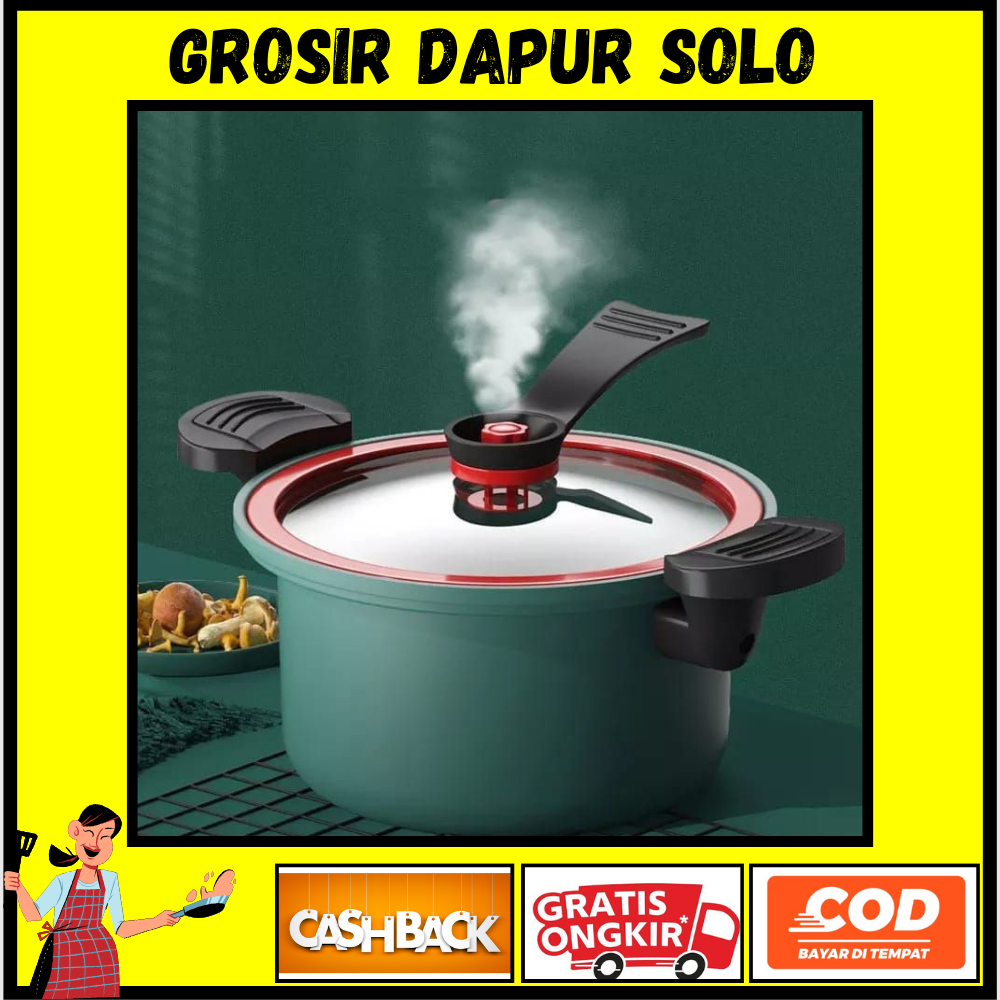 panci presto 3,5 8 12 liter maxim kecil oxone labu mama gigi viral tutup gagang mini