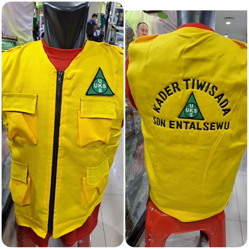 rompi uks sekolah#rompi kuning uks
