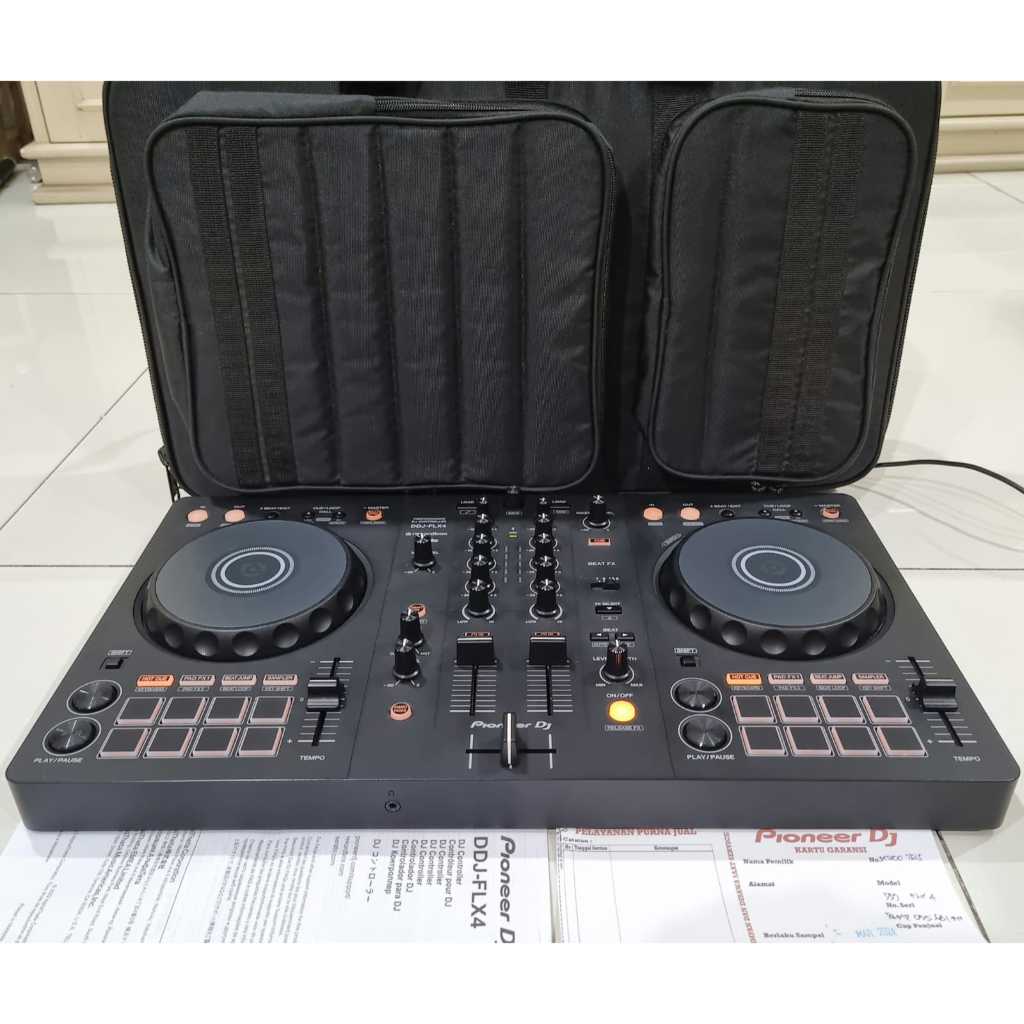 Alat DJ Pioneer DDJ FLX4 GARANSI MARET 2024 + Tas Original Rekordbox Controller Set DJ Edition FLX 4