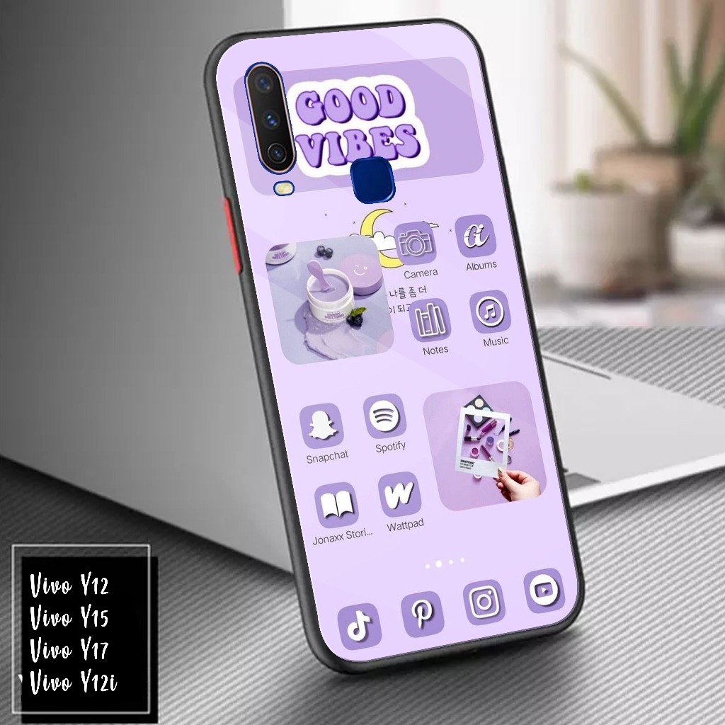 Case Vivo 1904 Vivo 1901 Vivo 1902 - Casing VIVO Y12 / Y15 / Y17 - ( Theme Wallpaper 2 ) - Case Hp -