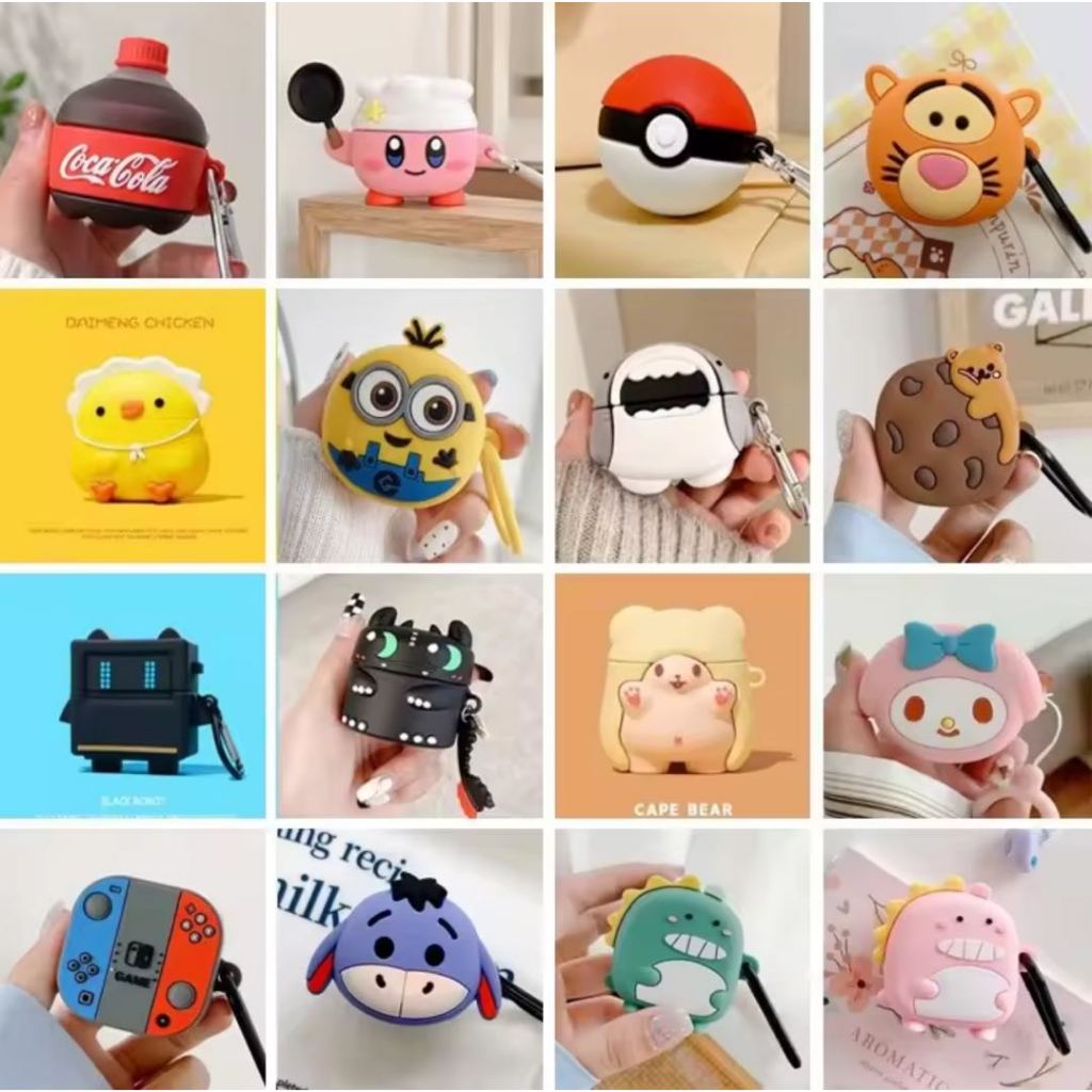 BASEUS E3 Case Transparan dan KARTUN