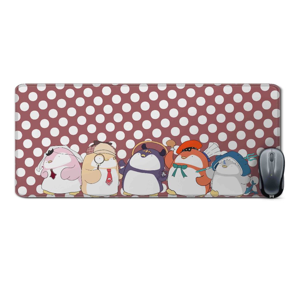 Deskmat mousepad extended anime vtuberHOLO EN PENGUIN DOLL MYTH-HOLO ENmaterial Rubber