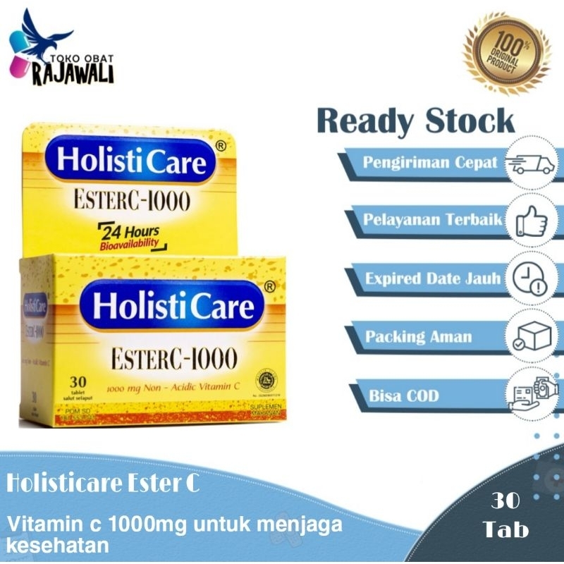 holisticare ester c 1000mg perbotol 30 tablet