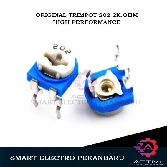ORIGINAL TRIMPOT 202 2K OHM POTENSIO METER Trimmer Variable Resistor VR 202 TRIMPOT VR TRIMMER 202 2