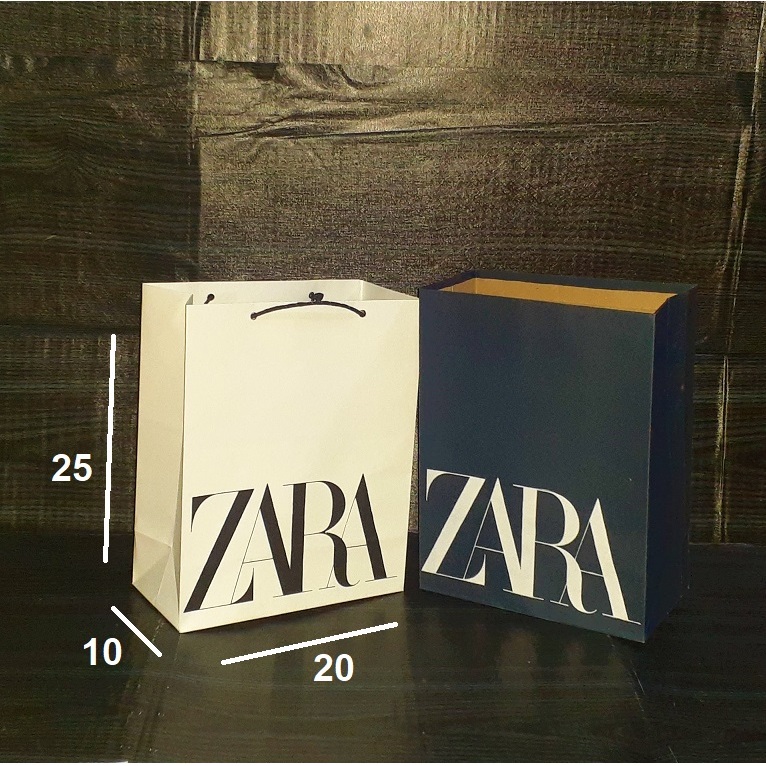 

Promo Paper bag Zara premium 20 x 25 x 10 Small