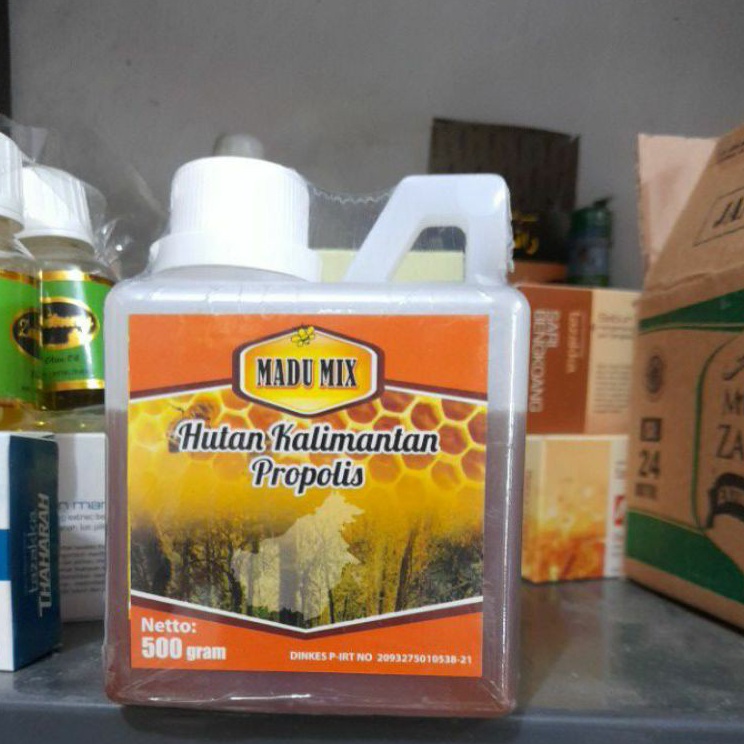 

Produk Keren Madu Mix Plus Propolis 500gr Madu Hutan Kalimantan
