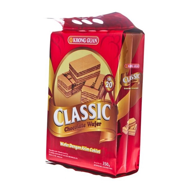 

★★★★ Khong Guan Classic Wafer Chocolate 350 gr