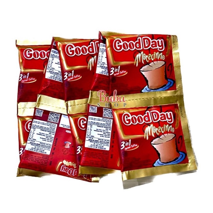 

modelTipe ZMR022 kopi good day mocacinno 3in1 ( 10 sachet per renceng )