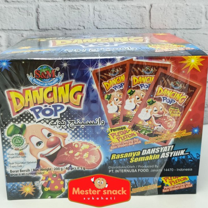 

Terkini Permen Dancing Pop Permen Pletak Pletok (1 pack isi 40 pcs)