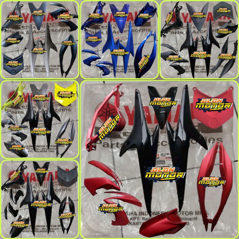 PAKET BODY HALUS FULL SET AEROX 155 OLD/LAM ORIGINAL YAMAHA