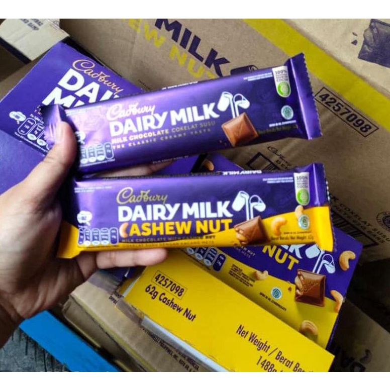 

Ju44l cokelat CADBURY Dairy Milk 62gr Cuci_Gudang