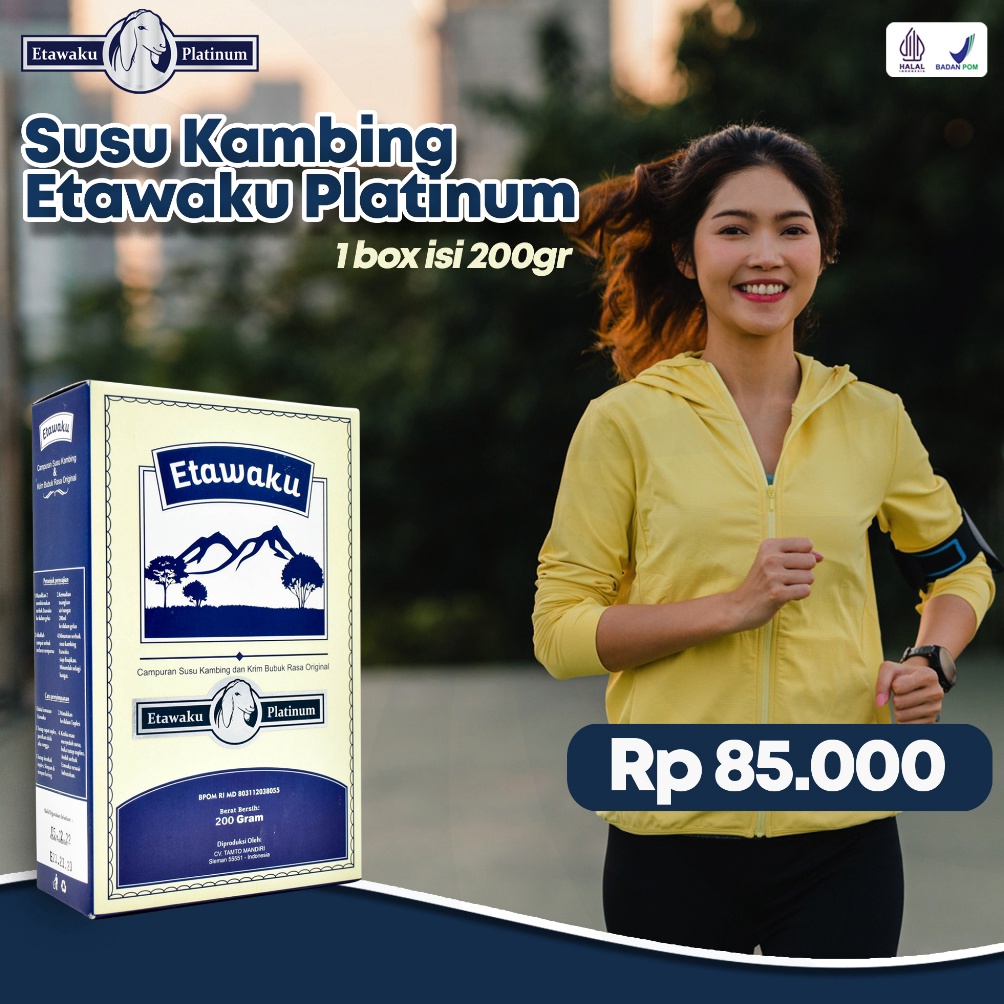 

[✃E2➤] Etawaku Platinum - Susu Kambing Etawa Penambah Kalsium kan Tulang & Sendi Solusi Atasi Gangguan Pernapasan Pernafasan Asma Bronkitis Pneumonia Sesek Napas Tingkatkan Kekebalan & Imunitas Tubuh Isi 200gr For sale