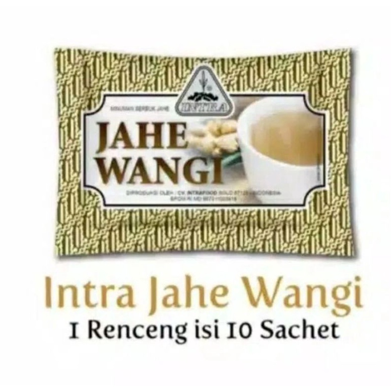 

[✯L72>] JAHE WANGI RENCENG Isi 10 sachet INTRA JAHE WANGI Recomended