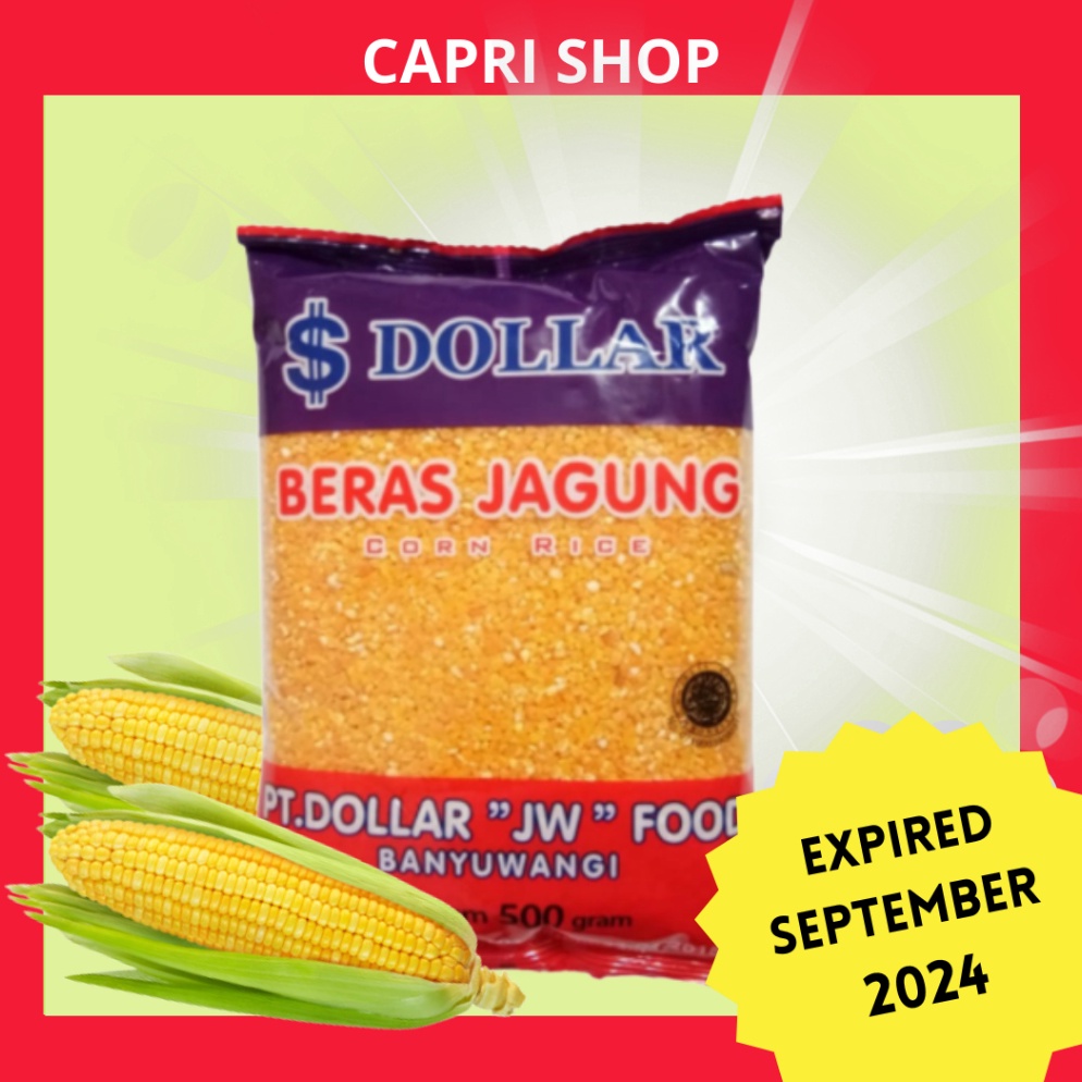 

77 Beras Jagung DOLLAR 1 KILO ( isi 2 Bungkus) Dijual Murah ̿̿