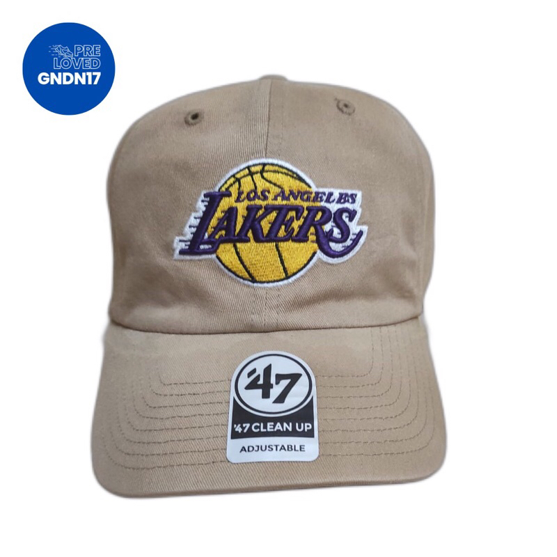 Topi 47 brand LA Lakers khaki original