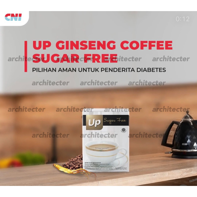 

UP GINSENG COFFEE SUGAR FREE KOPI GINSENG CNI ASLI ORIGINAL ISI 15 STIK