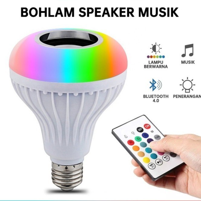 LAMPU BOHLAM SPEAKER BLUETOOTH