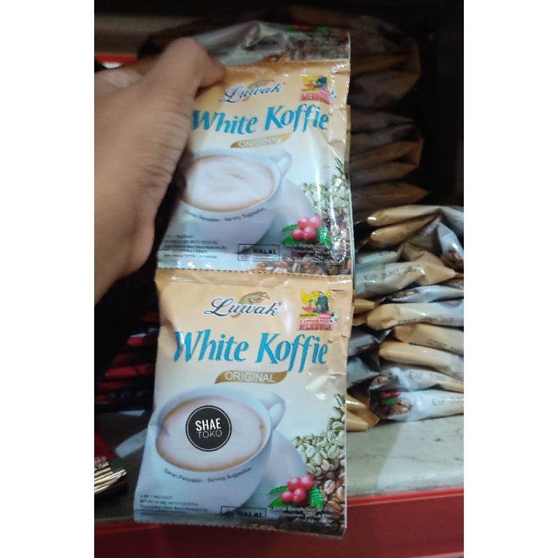 

Luwak white koffie original 20gr 1 renteng