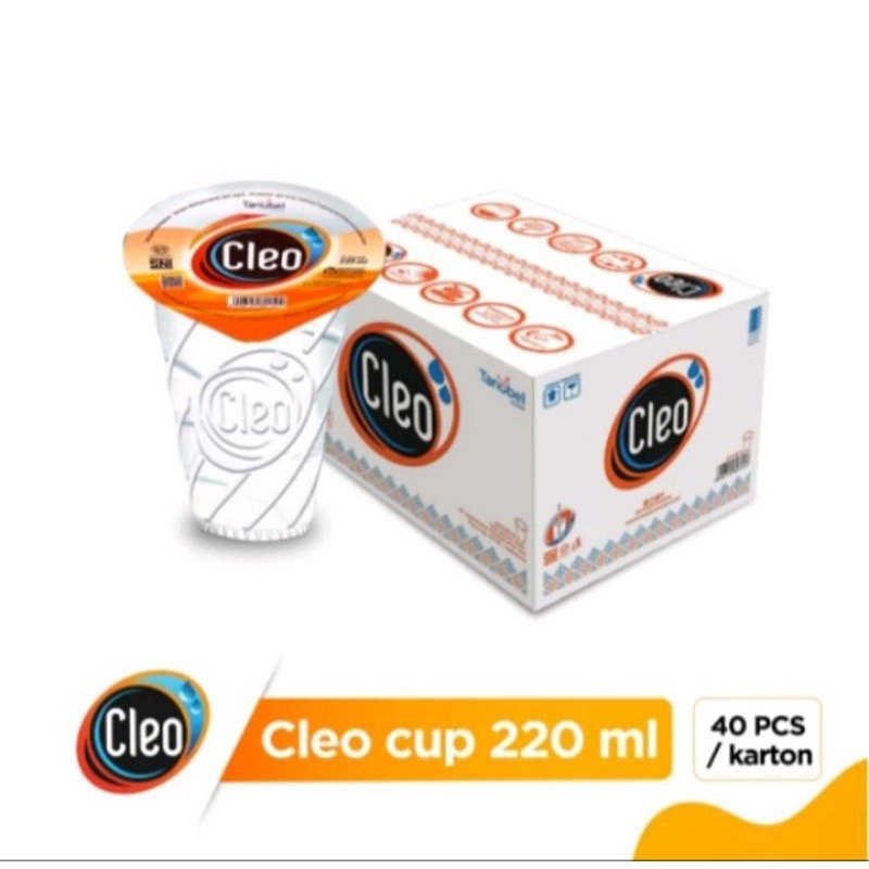 

Cleo Air Mineral Gelas 40 x 220 ml