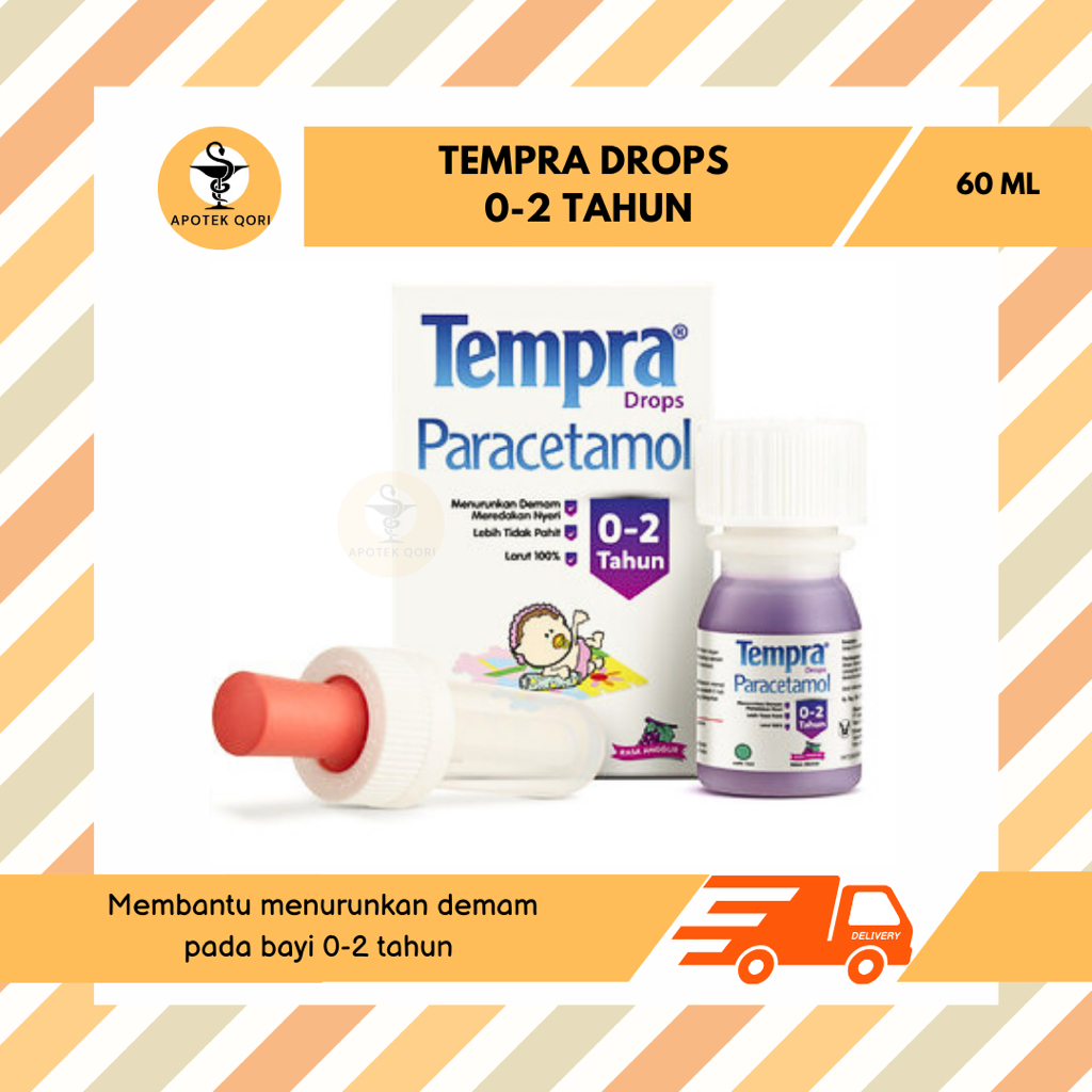 TEMPRA DROPS 15 ML/PAARCETAMOL/DEMAM NYERI BAYI 0-2 TAHUN