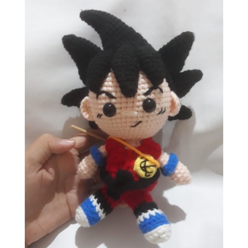 Boneka rajut Goku