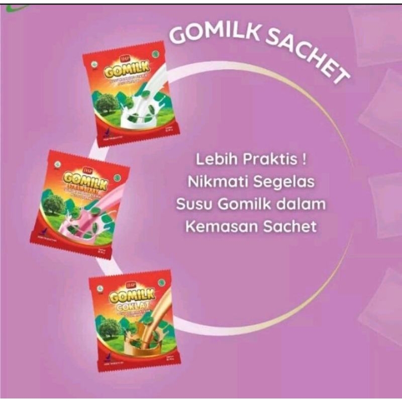 

SUSU KAMBING ETAWA SUSU GOMILK 1 BOX ISI 40 SACHET RASA STRAWBERRY