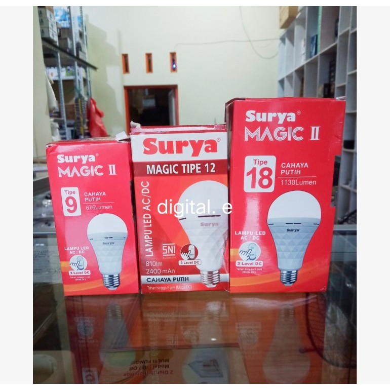 Lampu surya magic type 12 lampu emergency surya magic ii type 9 type 18