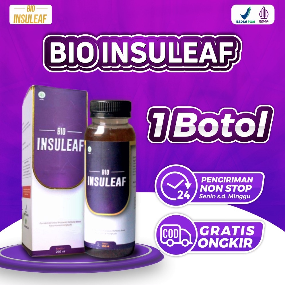 

S3ll3r BIO INSULEAF - Herbal Efektif Membantu Menurunkan Gula Darah Tanpa Efek Samping Must Get it