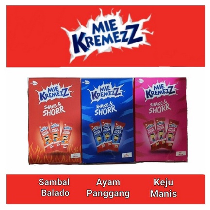 

IB68 Mie Kremezz Shake & Shorr (Mie Kremes / mie shor)Kemasan Box 69