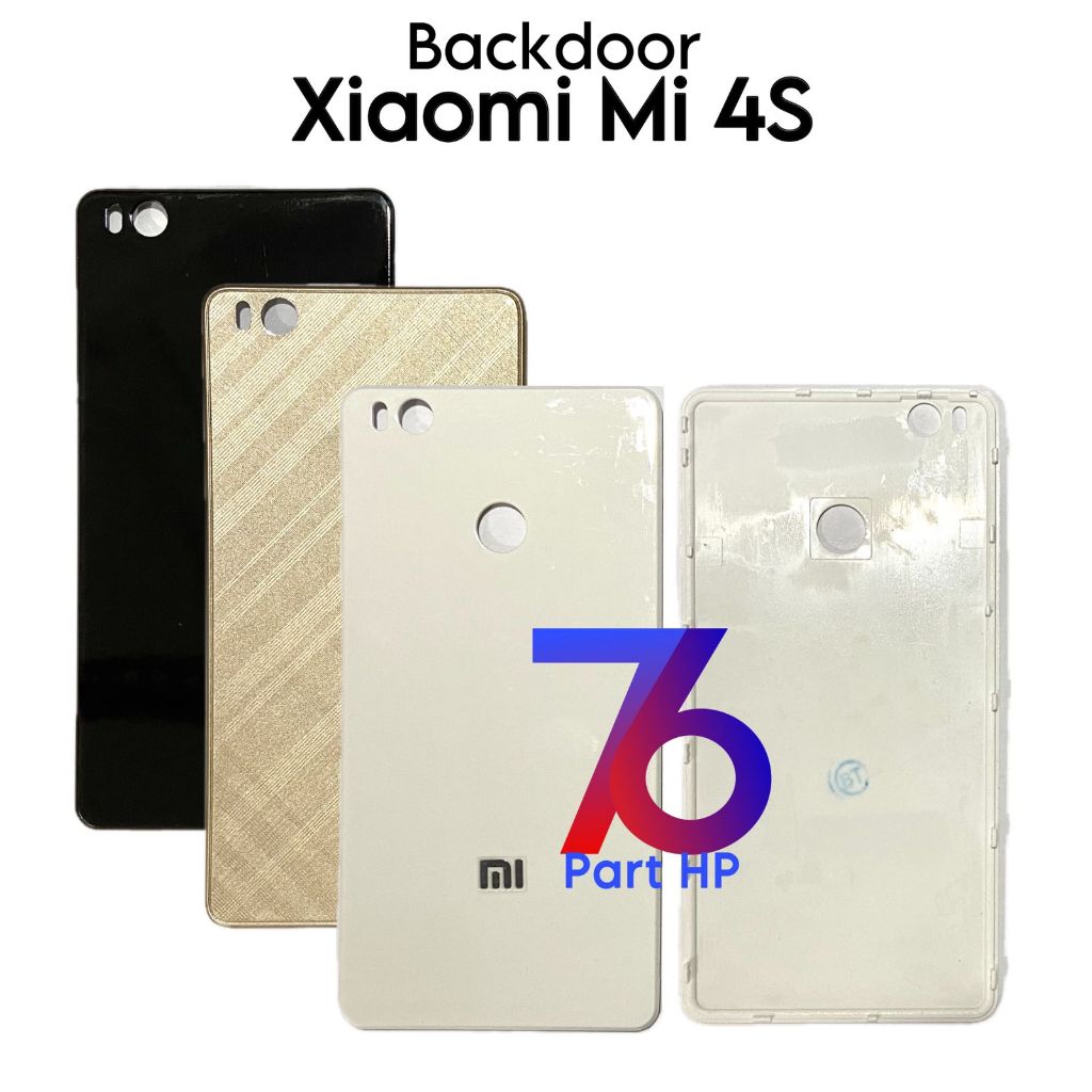 Backdoor Xiaomi Mi 4S / Mi4s - Penutup Tutup Baterai Casing Belakang Backcase Backdoor Back Cover Do