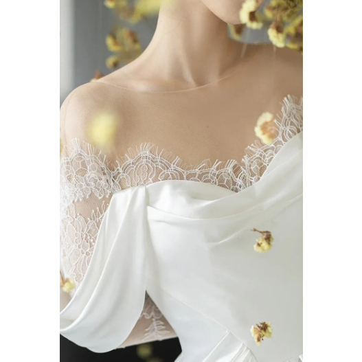 FAIRY  WEDDING DRESS  WHITE DRESS FAIRY  EVENING PROM BRIDAL DRESS WEDDING GOWN