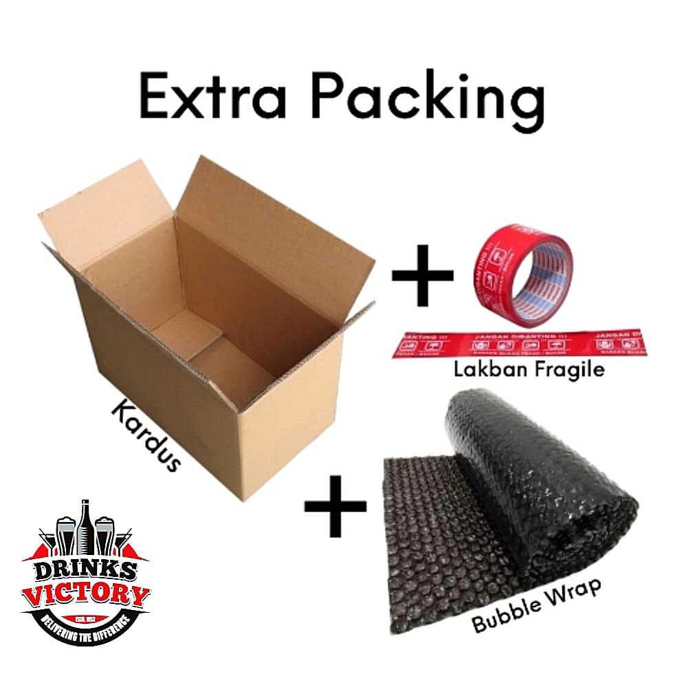 

( Extra Packaging ) Packing Tambahan Dus + Bubble Wrap Extra Safe + Fragile Sticker Extra Aman