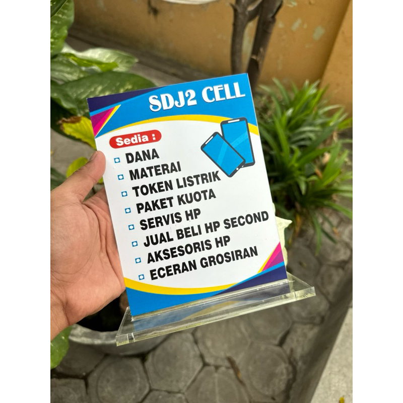 

BISA REQUEST MENU LAYANAN AKRILIK KONTER PAPAN MEJA KOMTER 15x20