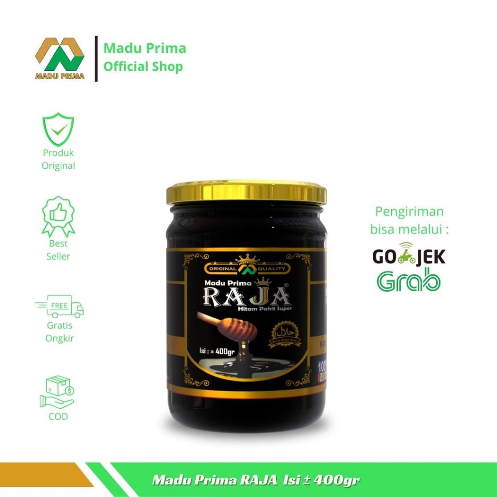 

Madu Prima Raja isi ±400gr