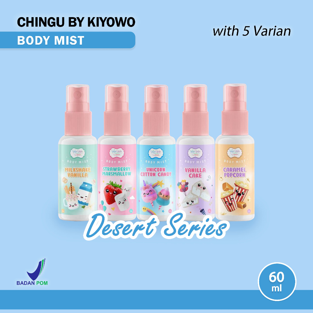Chingu x Yeppu Yeppu by Kiyowo BodyMist Dessert Series Body Mist
