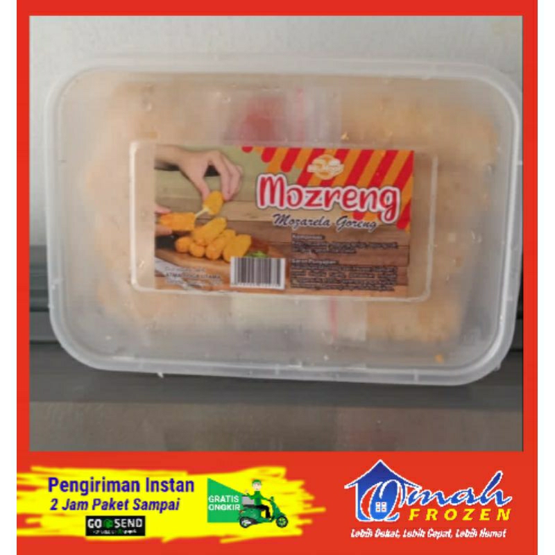 

Mozarella Goreng, Mozreng isi 16pcs,Frozen Serang