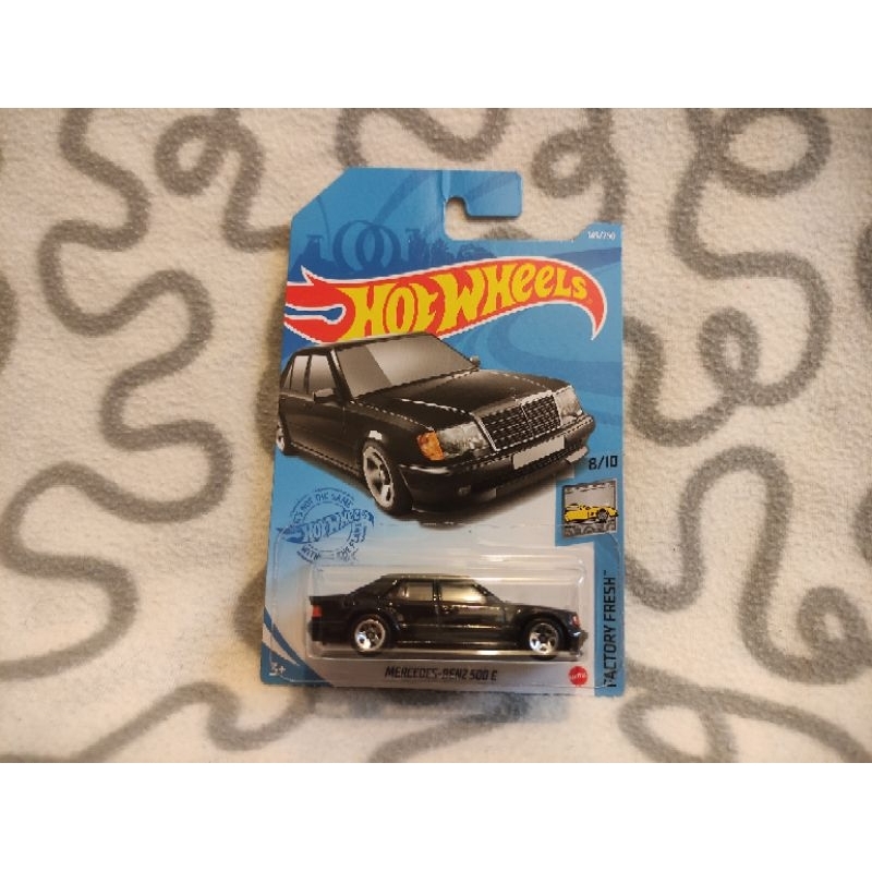 mercedes benz 500E black hitam hot wheels diecast