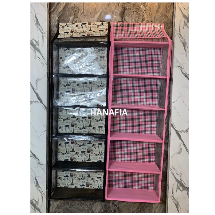 RAK TAS MOTIF KOTAK LUCU | RAK TAS GANTUNG | RAK TAS JUMBO | RAK | RAK TAS | RAK JUMBO TERTUTUP