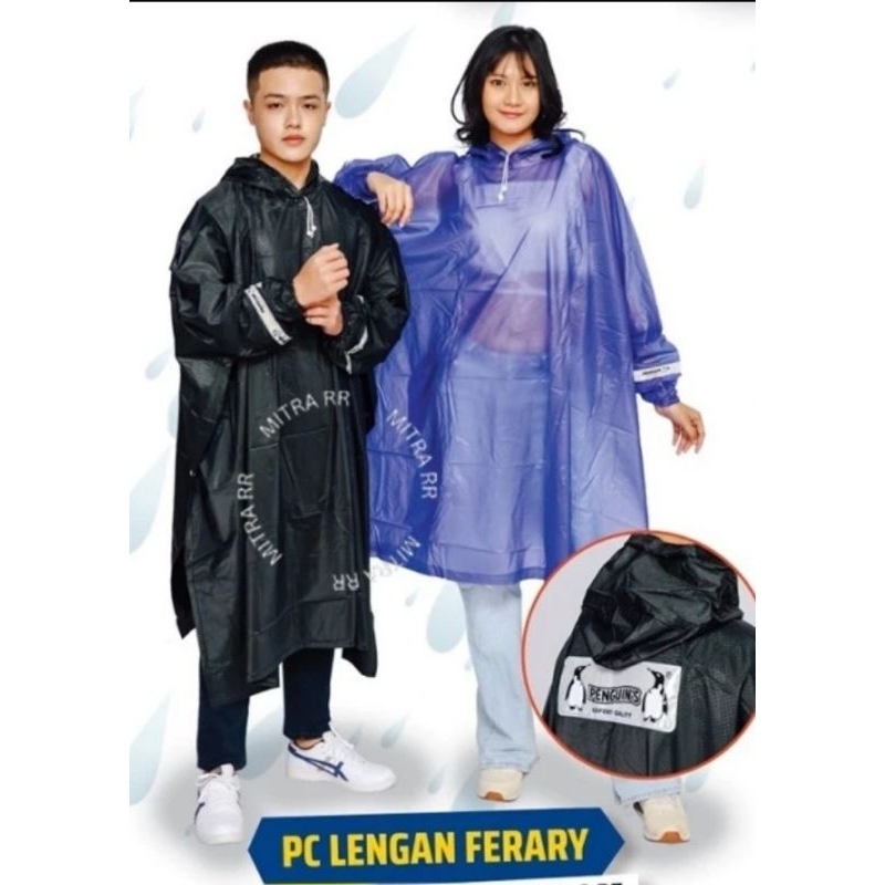 Mantel Jas Hujan Penguin JaketCelana Pinguin Ferrari