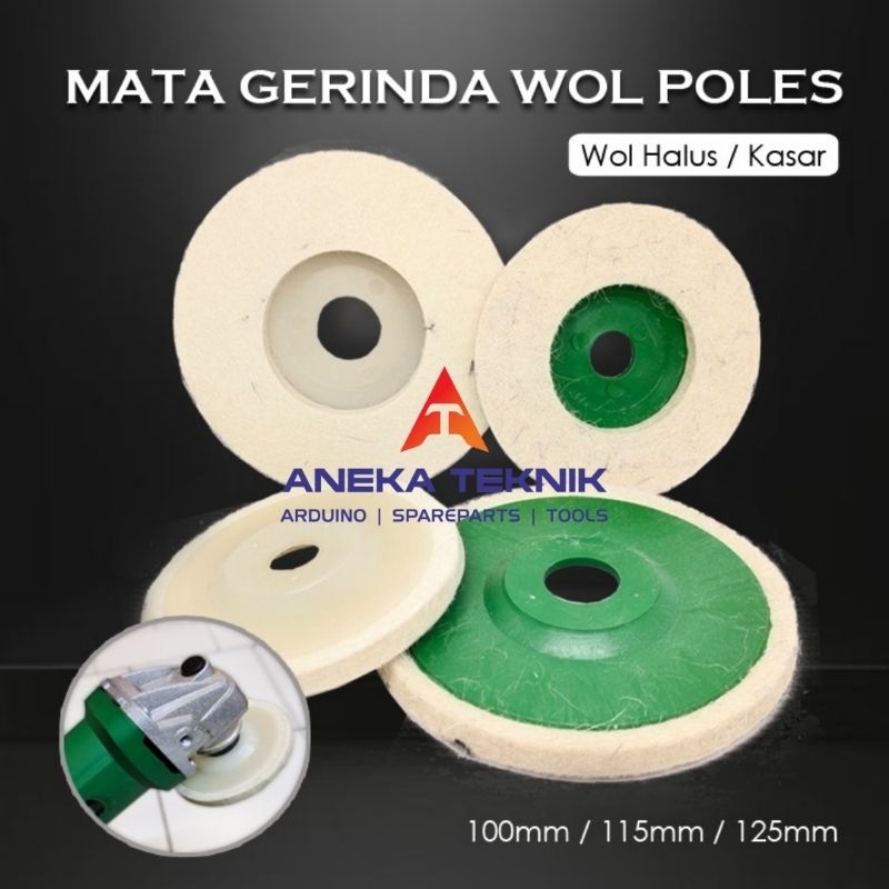Mata Gerinda Wol Halus Kasar Poles