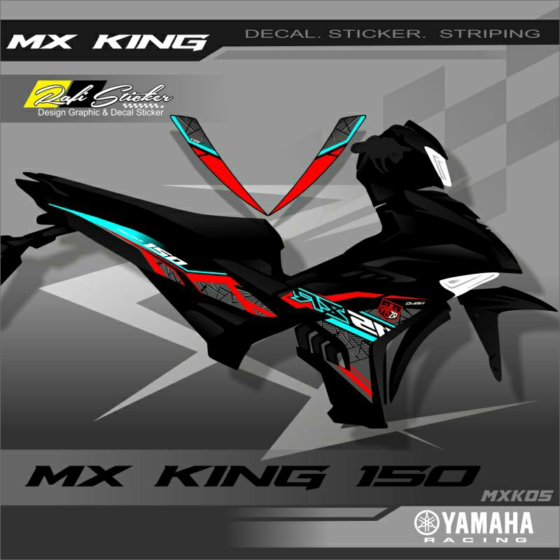 Sticker Motor MX-King/Striping Variasi Yamaha MX-King/Striping Y15ZR
