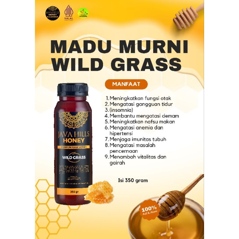 

Madu Murni Wild Grass Java Hills | Raw Honey Gula Darah Diabetes | Tensi tinggi hipertensi | Jantung | Isi 350gr