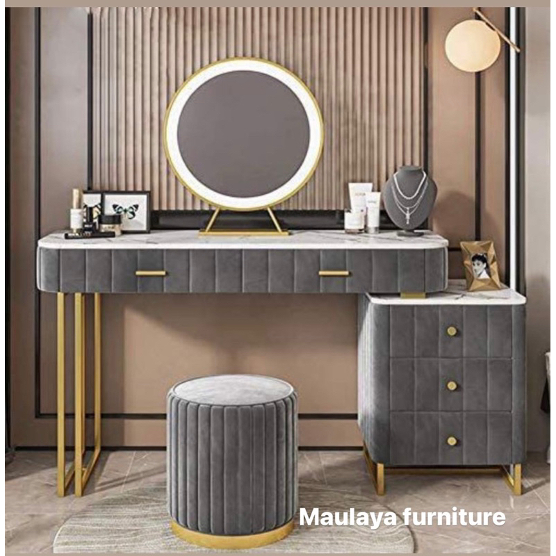 Meja Rias Lampu led Touch Screen Best Seller