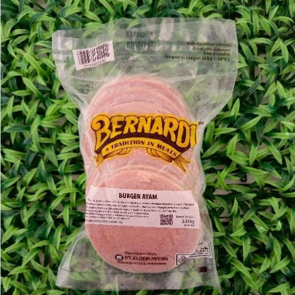 

Bernardi Burger Ayam NV (Non Vacuum) isi 10 pcs- Berat 330 Gr