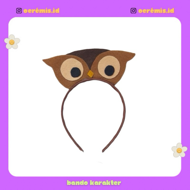 BANDO KARAKTER OWL / BANDO HEWAN BURUNG HANTU / BANDO COSPLAY OWL