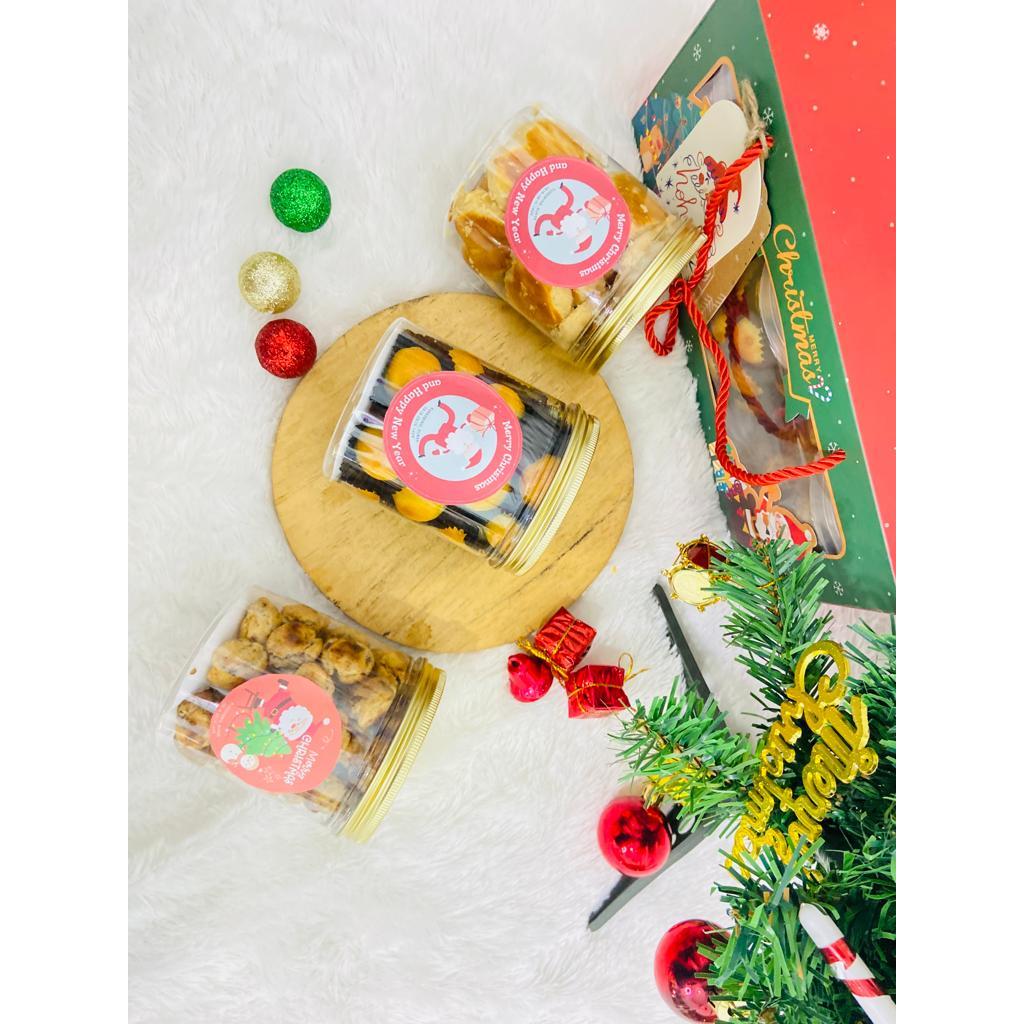 

[HAMPERS ISI 3 TOPLES]FREE AMPLOP ANGPAO /Hampers isi kue kering/Hampers natal nastar/Gift Box Natal