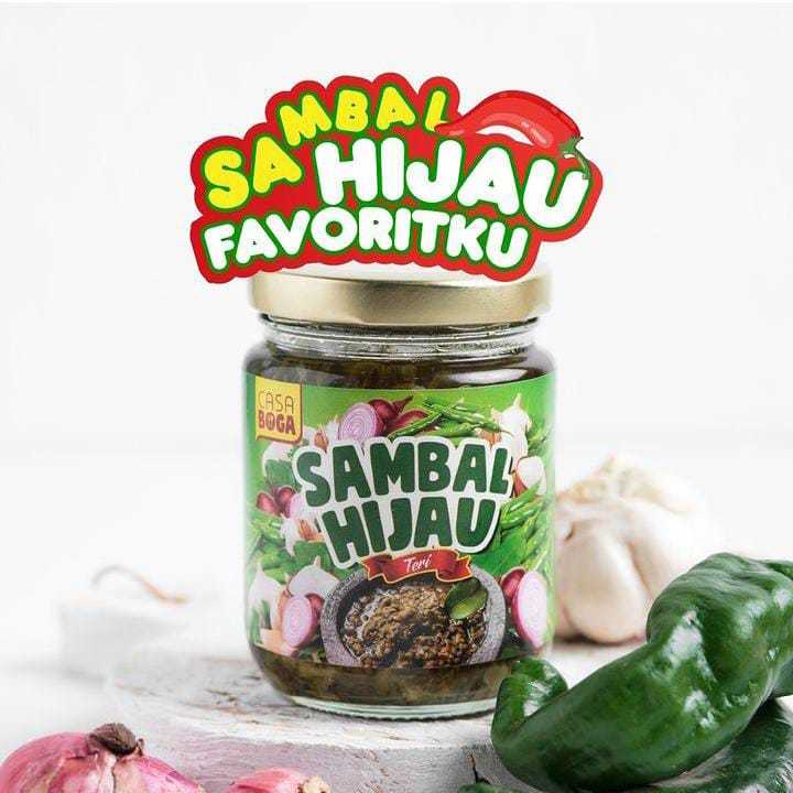 

SAMBAL HIJAU TERI ASLI Casa Boga 230 gram